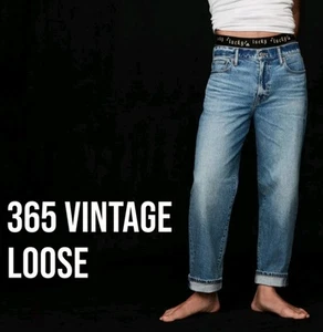 Lucky Brand Herren Jeans 365 Vintage Loose Med Wash Denim Distressed Rigid 36x29 - Bild 1 von 13