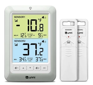 Termómetro Frigorífico con Alarma, Nevera Digital Inalámbrica y Fr... Envío Rápido - Imagen 1 de 8