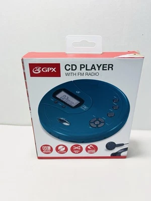 Reproductor de CD portátil GPX con radio FM PC332B Foto 1 de 4