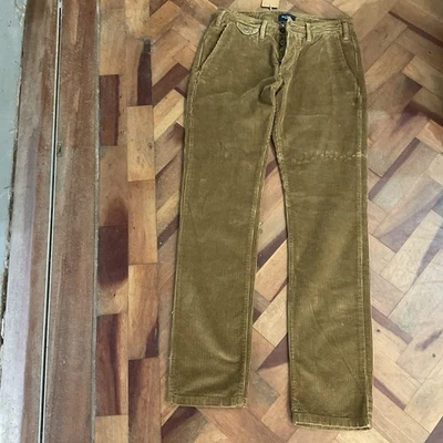 PAUL SMITH JEANS - TAN BUTTON FLY CORDS - SIZE 32L - £28. - Image 1 of 4