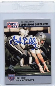 1990 Pro Set #85 Bob Lilly Cowboys signed Auto *L1489 - Bild 1 von 2