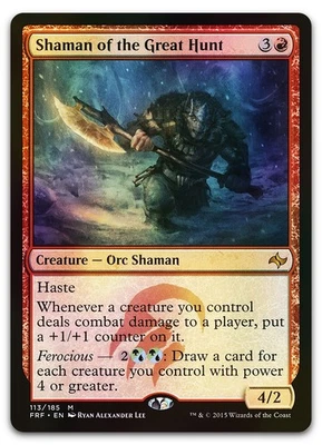 Shaman of the Great Hunt #113 (Foil) (LP) Fate Reforged FRF Magic MTG - Image 1 of 2