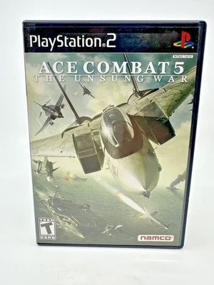 Ace Combat 5 The Unsung War PS2 PlayStation 2 with Manual - TESTED - Image 1 of 3