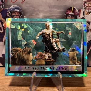 2023 Topps Chrome Sapphire Star Wars Levitated By Luke Aqua 28/75 RoTJ 40th  - Picture 1 of 5