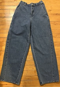 Jeans Obey Denim Carpintero Elástico Cremallera Trasera Calce Suelto 100% Algodón Talla 27 - Imagen 1 de 8