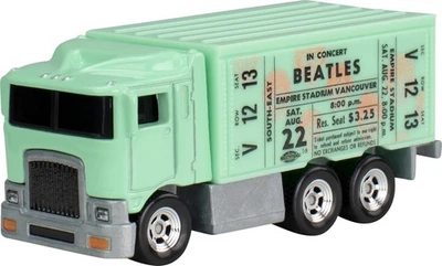 Mattel Hot Wheels Pop Culture Beatles Highway Hauler Verde Giocattolo Mini Auto - Immagine 1 di 4