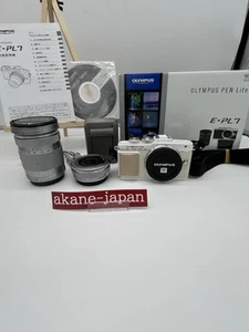 Olympus PEN Lite E-PL7 Black 16.1 MP EZ 14-42 40-150 Lenses w/ Box #48 Shot 5315 - Picture 1 of 24