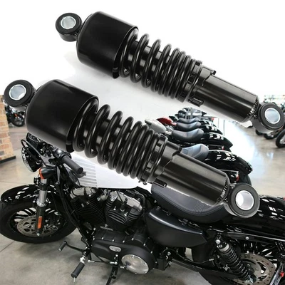 Rear Shock Absorber for Harley Sportster, Iron 883 1200 Lowering 10.5 inch Black — 第 1/4 张图片