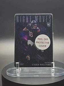 Tarjeta metálica Panini One Caleb Williams RC Night Moves 2024 ¡CASO ÉXITO! Chicago Bears - Imagen 1 de 2