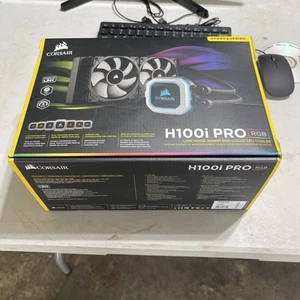 Corsair Hydro Series H100i PRO Liquid CPU Cooling Kit 240mm - Photo 1/11