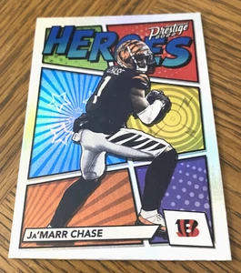 2022 Prestige - "HEROES" JaMarr Ja'Marr Chase #H-14 SP LSU / CINCINNATI BENGALS - Picture 1 of 2