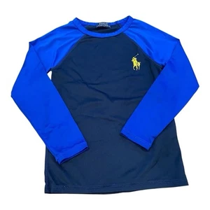 Polo Ralph Lauren Boys Big Pony Long Sleeve Athletic Shirt Size Small (8) - Picture 1 of 4