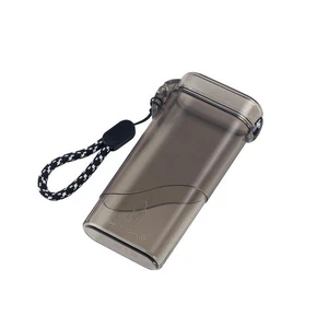 Sealed Case Waterproof Cigarettes Container Box Smoking Tabacco Lighter Holder - Picture 1 of 9