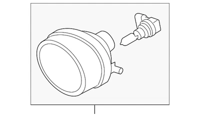 Conjunto de faros antiniebla originales Mazda - lado del conductor (LH) EH44-51-690C Foto 1 de 2