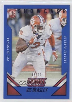 2015 Score Rookie Showcase /99 Vic Beasley #344 Rookie RC - Image 1 of 2