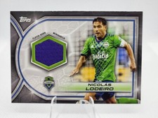 2023 TOPPS MAJOR LEAGUE SOCCER PLAYER-WORN JERSEY NICOLAS LODEIRO SOUNDERS