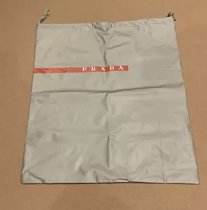 PRADA Drawstring Dust Bag For Handbag Shoes Storage Cover 13.5” X 15.25” - Picture 1 of 4