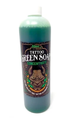 (59,94€/L) ALOE TATTOO Green Soap Konzentrat Grüne Seife INKgrafiX® TATTOO vegan