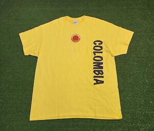Colombia # 9 Falcao Retro Soccer  Men's T-Shirt 100%  Cotton. New