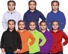 Kids Boys Girls Hoodie Zipper Unisex Fleece Hoodies PE School Sport Casual Wear
