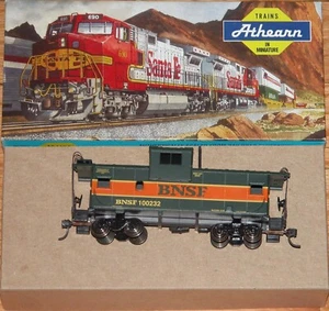 HO ATHEARN 5385 WIDE VISION CABOOSE BNSF 100232 BUILT - Picture 1 of 1