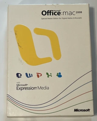 Microsoft Office Mac 2008 and Expression Media - Special Media Edition - Image 1 of 3