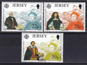 Jersey 1992 Yvert #572/74 Europa CEPT Columbus Ships MNH VF - Imagen 1 de 1
