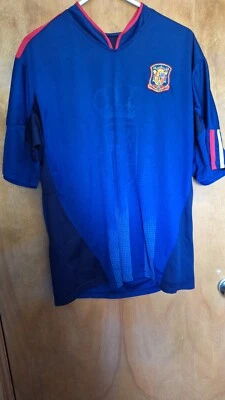 Spain Away World Cup Final Soccer Jersey  Size M-L Futbol Football - Image 1 of 4