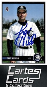 Trey Hillman 2000 Blueline Columbus Clippers #2 TTM/IP Signed Autographed