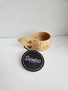 Uberleben Dursten Lore Kuksa Handcrafted Wooden Camp Cup Bowl NEW Wave NWT - Picture 1 of 9