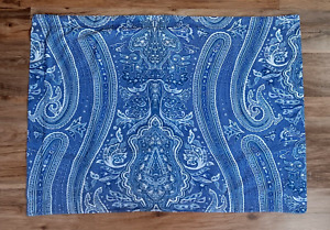Ralph Lauren Putney Paisley Pillow Sham Standard Blue Floral Bedding