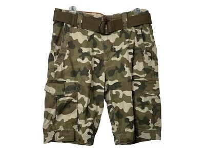 Мужские шорты-карго Red Camel оливковый камуфляж талия 31 с ремнем - Изображение 1 из 4