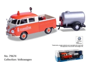 VW T1 Type 2 Road Repair Van Trailer 1:24 Scale Diecast Model 1962 Motormax LGB - Picture 1 of 6