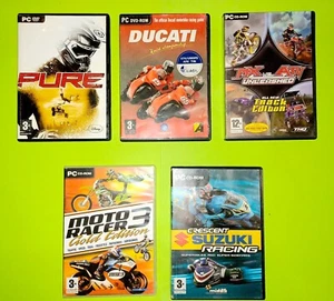 Lot5 Pc Game Pure Ducati MX Vs ATV Unleashed Moto Racer 3 Crescent Suzuki Racing - Picture 1 of 3