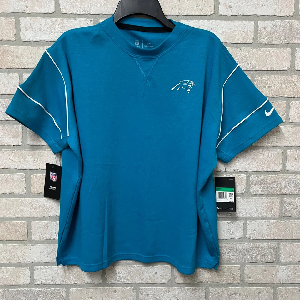 Carolina Panthers Nike DRI-FIT Shirt Womens Size XL Blue