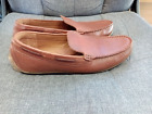 M&S brown leather loafers/driving shoes size 10