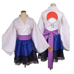 Costume Vestito Cosplay Carnevale Naruto Famiglia Uchiha Donna - Foto 1 di 1