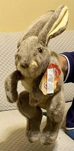 Folkmanis JACK RABBIT Puppet + Tags! - Grey Fur - Bild 1 von 1