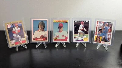 1980's Pete Rose 5 Card Lot - Excellent Condition! - Image 1 of 4