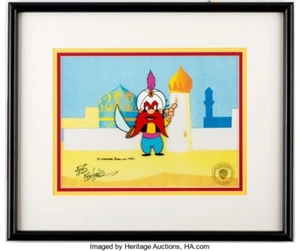 Friz Freleng "Yosemite Sam" handbemalte Production Cel, signiert mit Echtheitszertifikat, 1982 - Bild 1 von 4