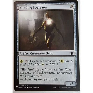 MTG Magic The Gathering Blinding Souleater MM2 Artifact Creature Cleric Card 202 - Picture 1 of 2
