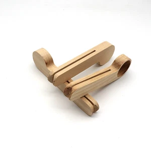 Wood Coffee Scoop With Bag Clip, Measuring Tea Coffee Bean Spoon Clip Gift Fo-HY - Bild 1 von 6