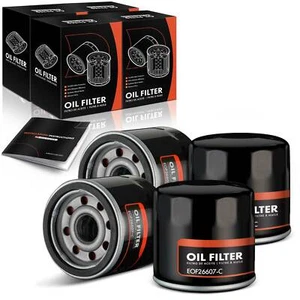 4x Engine Oil Filter for Chevrolet Ford Toyota Honda Mitsubishi Mazda 10K Miles - Picture 1 of 9