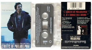 SPRINGSTEEN *VG* "STREETS PHILADELPIA" 1994 US COLUMBIA CASSETTE SINGLE - Picture 1 of 1