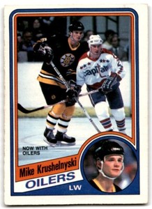 1984-85 O-Pee-Chee Mike Krushelnyski Edmonton Oilers #248