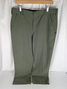 Under Armour Golf Pants 34 x 27 Olive Green Bentgrass 2.0 Nylon Tech Stretch - Picture 1 of 17