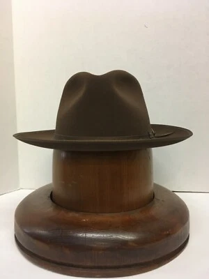 Stetson® Stratoliner Fedora Walnut Felt Hat With Free Hat Brush - Image 1 of 4
