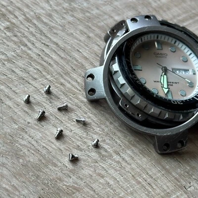 CASIO Vintage MD-703 Diver's Watch Bezel Screws Non-Genuine Replacement Parts - Image 1 of 3