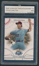 2008 DONRUSS THREADS #39 STEVE CARLTON FGS 10 GEM MINT DEAD CENTERED SHARP