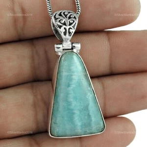 Día de la Madre Oferta Baguette Rodocrosita Piedra Plata de Ley Boda Colgante - Imagen 1 de 5